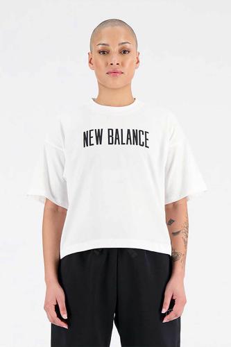 New Balance γυναικείο T-shirt με logo print 